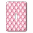 thumbnail image 1 of 3dRose, Pretty Pink Faux Printed Tufted and Faux Printed Diamond Pattern, single toggle switch, 1 of 1