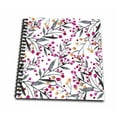 thumbnail image 1 of 3dRose, Pretty Pink, Yellow, and Gray Berry Pattern, Mini Notepad 4 x 4 inch, 1 of 1