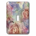 thumbnail image 1 of 3dRose, Pretty Pink and Floral Collage, single toggle switch, 1 of 1