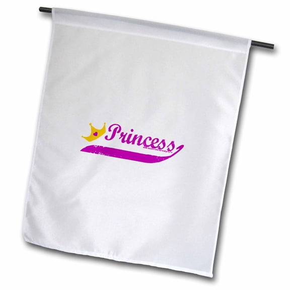 3dRose, Princess, 12 x 18 inch Garden Flag