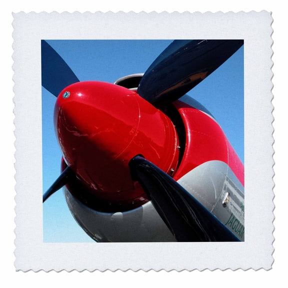 3dRose, Propeller Airplanes Photography, 10x10 inch quilt square