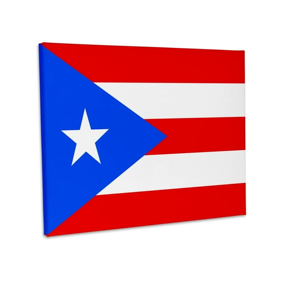 3dRose, Puerto Rico Flag, Museum Grade Canvas Wrap 20x16