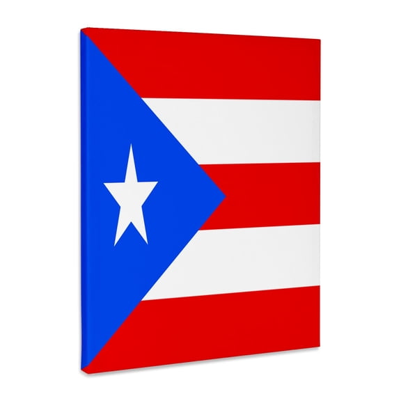 3dRose, Puerto Rico Flag, Museum Grade Canvas Wrap 8x10