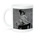 thumbnail image 1 of 3dRose, Pug in Top Hat Black and White, 15oz Mug, 1 of 7