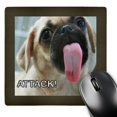 thumbnail image 1 of 3dRose, Pug with its tounge out, ATTACK, Mouse Pad, 1 of 7
