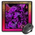 thumbnail image 1 of 3dRose, Purple Floral Stain Glass Art, MousePad, 1 of 1