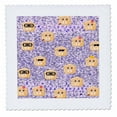 thumbnail image 1 of 3dRose, Purple Pigs, 10x10 inch quilt square, 1 of 1
