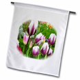 thumbnail image 1 of 3dRose, Purple n White Tulips, 12 x 18 inch Garden Flag, 1 of 1