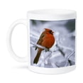 thumbnail image 1 of 3dRose, Quebec. Male northern cardinal bird, ice storm-CN10 BJA0019 - Janyes Gallery, 15oz Mug, 1 of 7