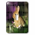thumbnail image 1 of 3dRose, Rabbit, single toggle switch, 1 of 1
