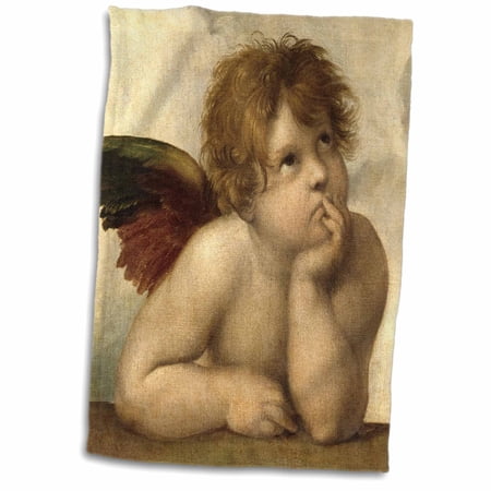 3dRose Raphael ?Angel Right - Towel, 15 by 22-inch