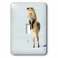 thumbnail image 1 of 3dRose, Red Fox Leaping, single toggle switch, 1 of 1