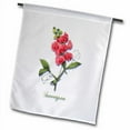 thumbnail image 1 of 3dRose, Red Vining Annual Sweetpea Botanical Print, 12 x 18 inch Garden Flag, 1 of 1
