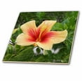 thumbnail image 1 of 3dRose, Red and Yellow Hibiscus, 4 Inch Ceramic Tile, 1 of 1