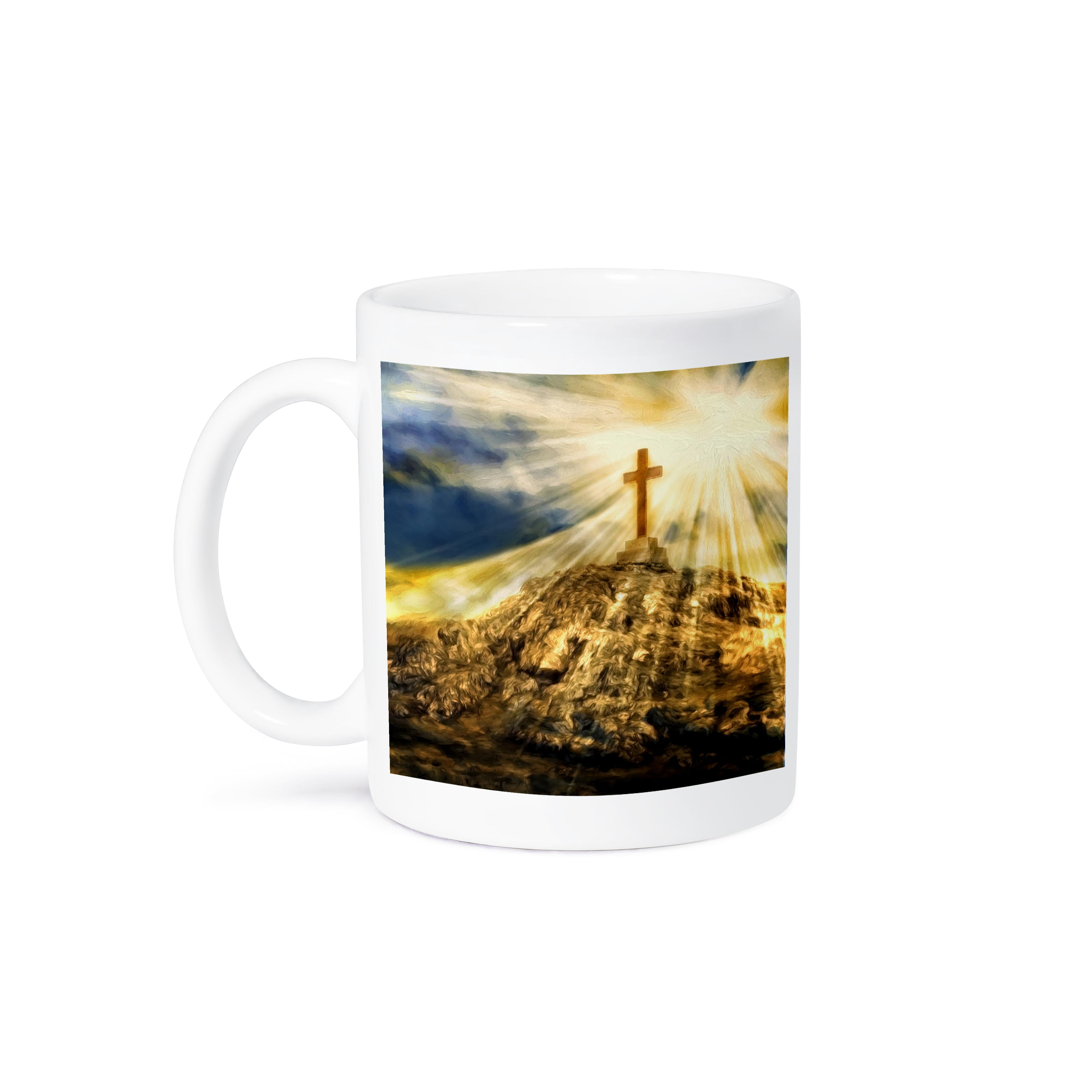 3dRose Ceramic Mug - "I Left My Heart In Brooklyn, The Rest Of My Body Is In Jersey" 11 Oz White Mug, Double-Sided Print