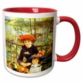 thumbnail image 1 of 3drose, Renoirs Painting on the Terrace, 11oz Two-tone Red Mug, 1 of 6