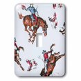 thumbnail image 1 of 3dRose, Retro Rodeo Cowboys, single toggle switch, 1 of 1