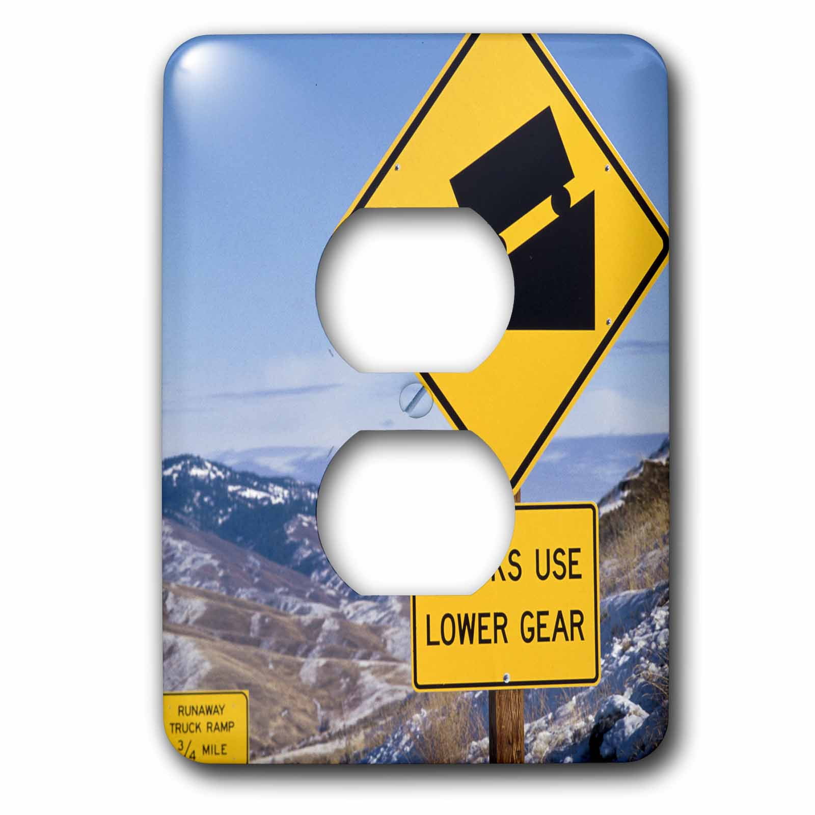 3dRose, Road sign - NA03 DFR0002 - David R. Frazier, 2 plug outlet ...