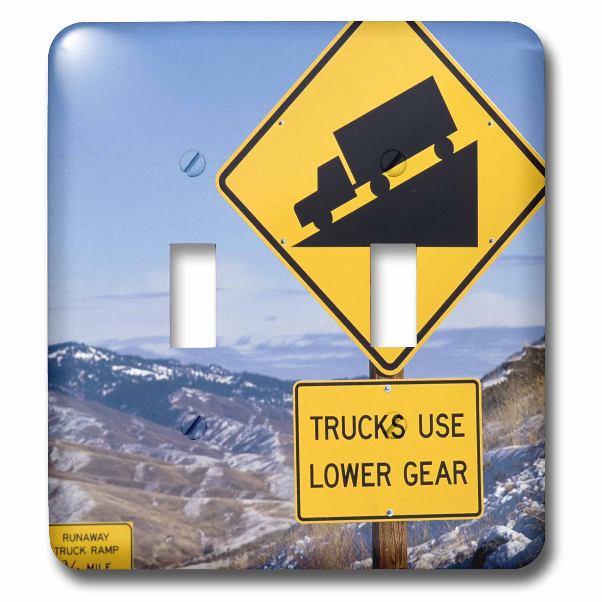 3dRose, Road sign - NA03 DFR0002 - David R. Frazier, double toggle ...