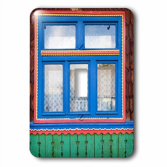 3dRose, Romania, Maramures Region, Sapanta, detail of traditional house, single toggle switch