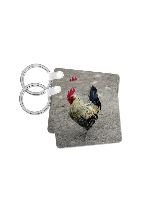 , Rooster, set of 2 Key Chains