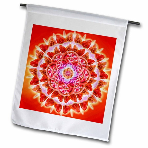 3dRose, Root chakra., 18 x 27 inch Garden Flag