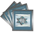 thumbnail image 1 of 3dRose, Rosh Hashanah Star of David, Set of 4 Ceramic Tile Coasters, 1 of 7