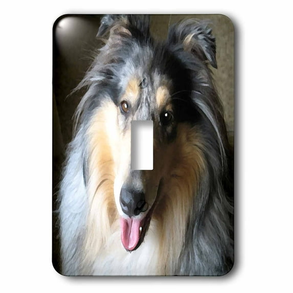 3dRose, Rough Collie, single toggle switch