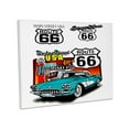 thumbnail image 1 of 3dRose, Route 66, Museum Grade Canvas Wrap 20x16, 1 of 7