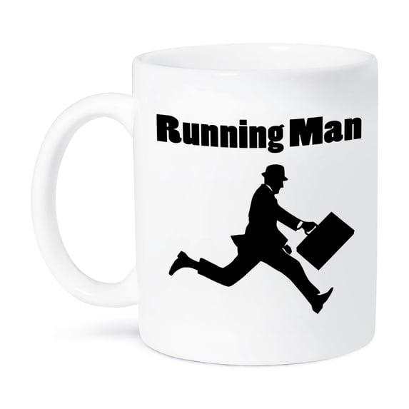 3dRose, Running Man, 11oz Mug