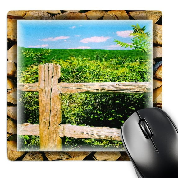 3dRose, Rural Fence, MousePad