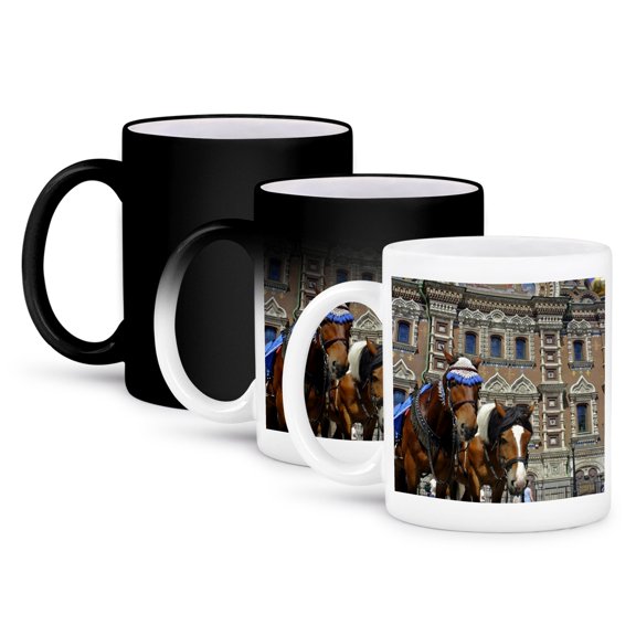 3dRose, Russia, St. Petersburg, Church of the Spilled Blood - EU26 KWI0018 - Kymri Wilt, 11oz Magic Transforming Mug