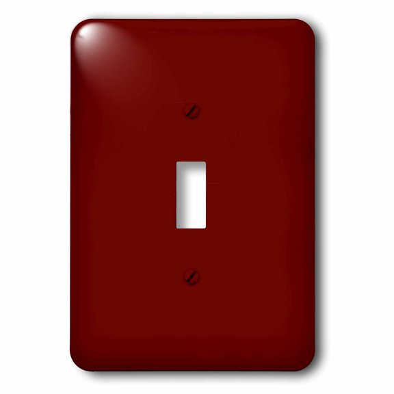 3dRose, Rust Red, single toggle switch