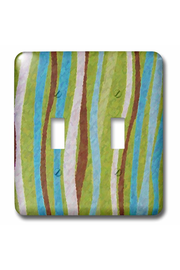 Rythm In Teal - Double Toggle Switch (lsp_17886_2)