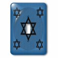 thumbnail image 1 of 3dRose, STAR OF DAVID - BLUE, single toggle switch, 1 of 1