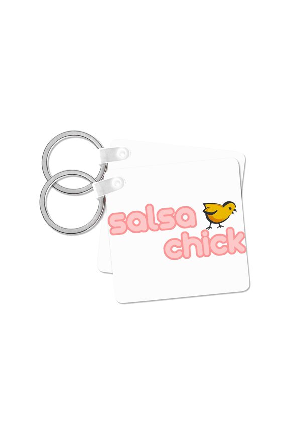 , Salsa Chick, set of 2 Key Chains