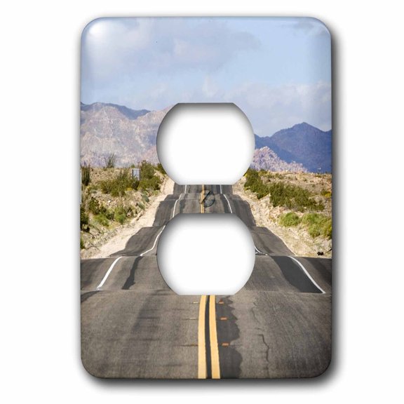 3dRose, Scenic Roadway, Hwy 98, Imperial Co., California - US05 DFR0408 - David R. Frazier, 2 plug outlet cover