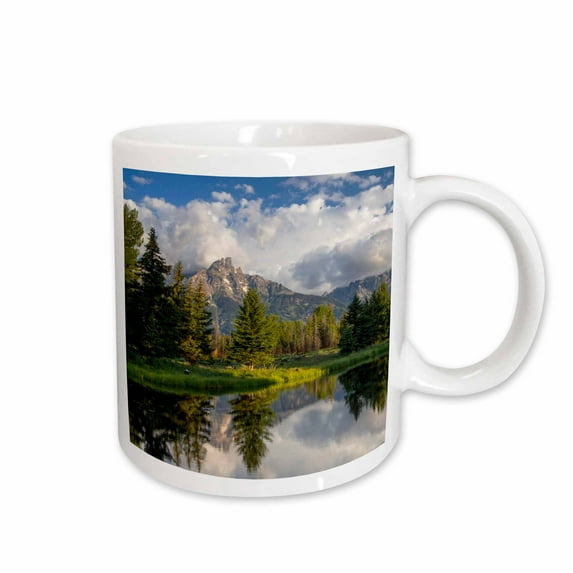 3drose, Schwabacher Landing, Snake River, Wyoming, Usa - Us51 Cha0171 - Chuck Haney, 11oz Mug