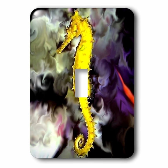 3dRose, Sea Horse, single toggle switch