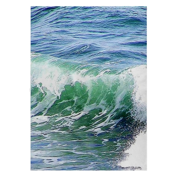 3dRose, Seafoam Green n Blue Waves n Water, 22x30 Bath Hand Pool Towel