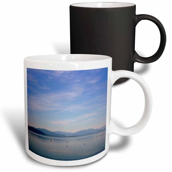 3drose, Seagulls on Koycegiz Lake, 11oz Magic Transforming Mug