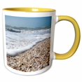 thumbnail image 1 of 3drose, Seashells, Sanibel Island, Gulf Coast, Florida - Us10 Dfr0166 - David R. Frazier, 15oz Two-tone Yellow Mug, 1 of 6