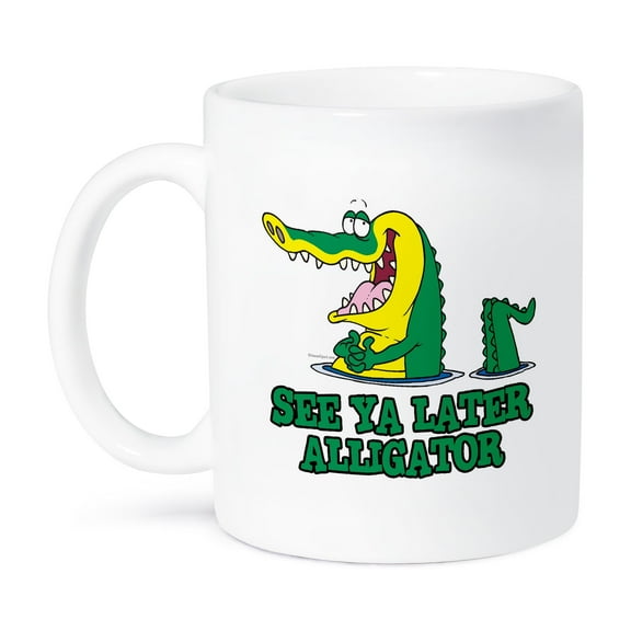 3dRose, See Ya Later Alligator, 11oz Mug