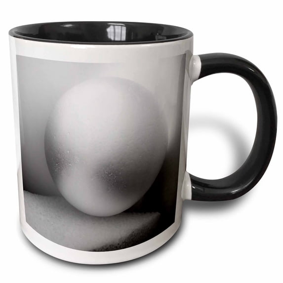 3drose, Shapes in Black and White, 15oz Two-tone Black Mug