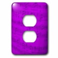 thumbnail image 1 of 3dRose, Sheet Music in Purple, 2 plug outlet cover, 1 of 1