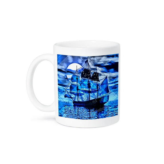 3dRose, Ship, 11oz Mug
