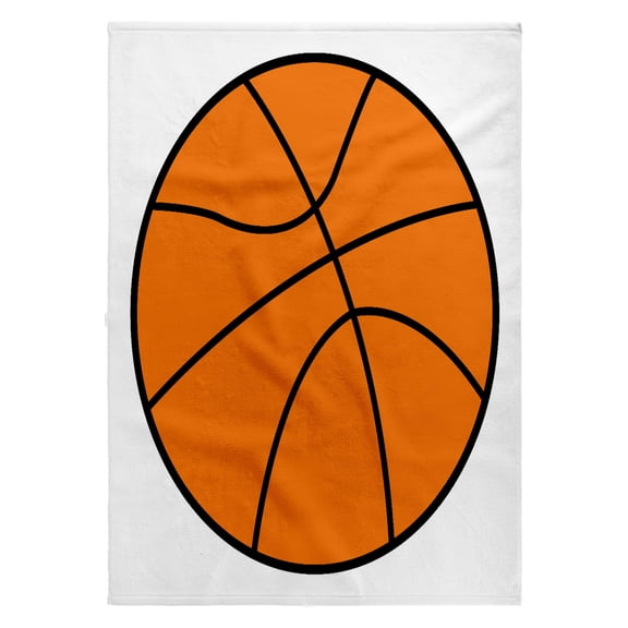 3dRose, Simple Basketball Vector Sports Design, 22x30 Bath Hand Pool Towel