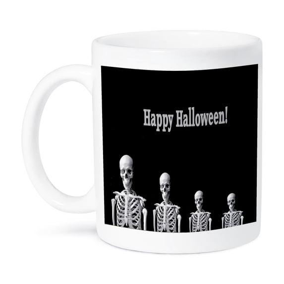 3dRose, Skeleton Family, 11oz Mug