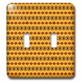 thumbnail image 1 of 3dRose, Sleepless With Sauron Tribal Geometric Abstract Pattern Textile, double toggle switch, 1 of 1