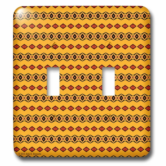 3dRose, Sleepless With Sauron Tribal Geometric Abstract Pattern Textile, double toggle switch